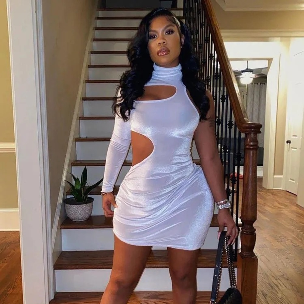 Waist Hollow Out Dress